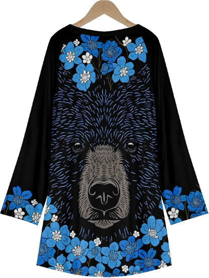 MARSVOVO Women Novelty Graphic Plus Size Sweater Crewneck Long Sleeve Cute Printed Loose Fit Casual Fall Sweaters Top