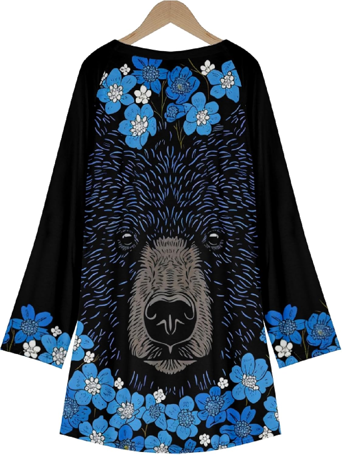 MARSVOVO Women Novelty Graphic Plus Size Sweater Crewneck Long Sleeve Cute Printed Loose Fit Casual Fall Sweaters Top