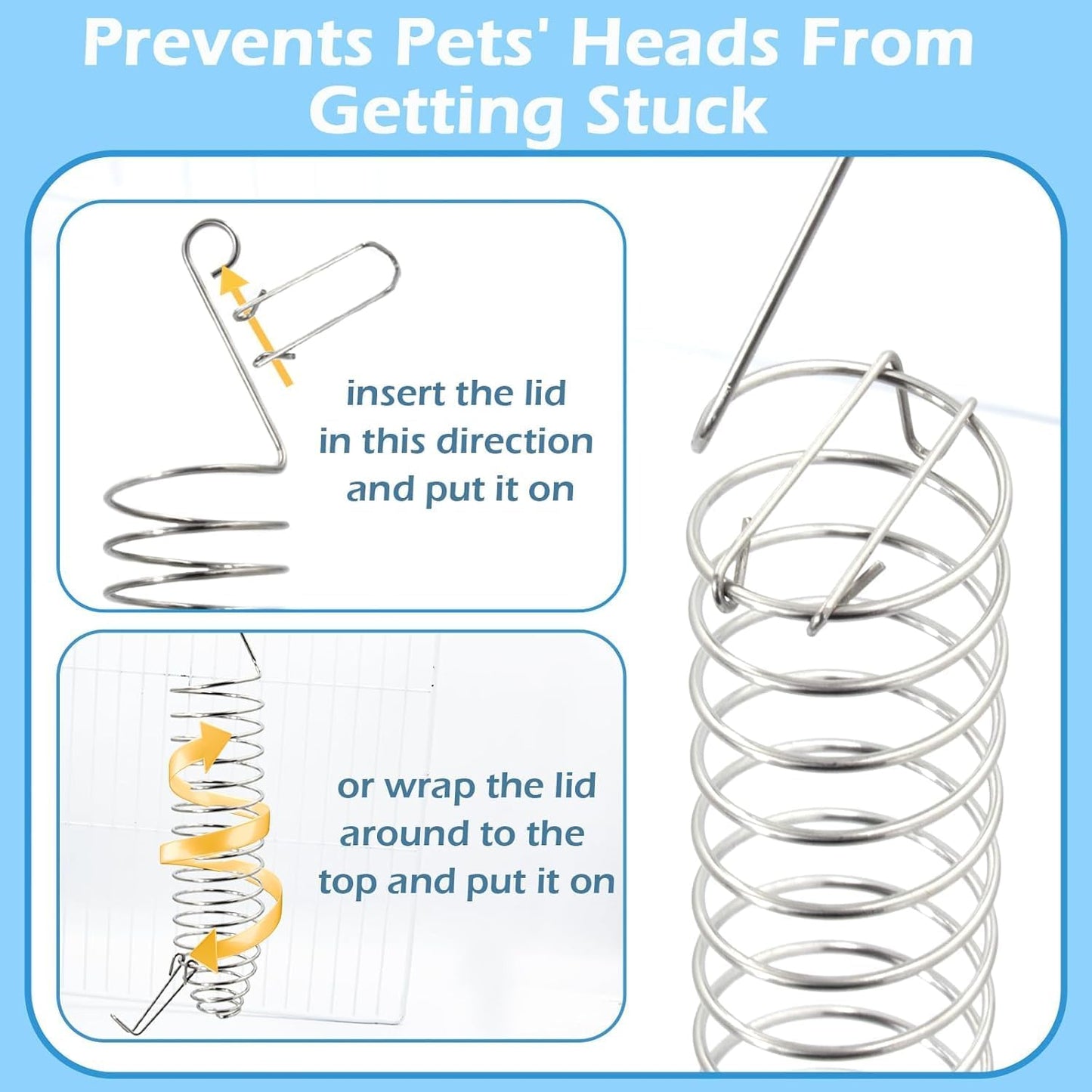 2Pcs Rat Enrichment Toys, 304 Stainless Steel Rat Foraging Toy for Fruit Vegetable Holder, Fancy Mice Cage Accessories Puzzle Toy, Hanging Rodent Toys Slow Feeder, Bird Foraging for Parakeet