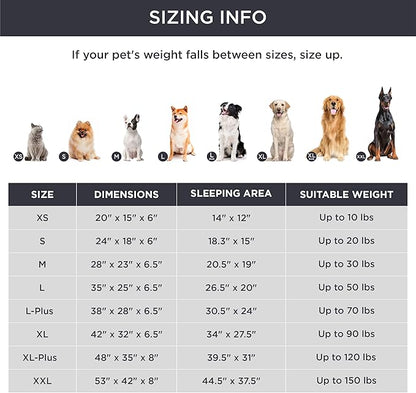 Bedsure Orthopedic Dog Bed for Extra Large Dogs - XL Washable Dog Sofa Beds Large, Supportive Foam Pet Couch Bed with Removable Washable Cover, Waterproof Lining and Nonskid Bottom, Brown