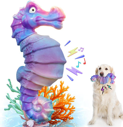 Dog Chew Toys for Aggressive Chewers: Squeaky Dog Chew Toys for Large Dogs-Tough Indestructible Toys for Large/Medium/Small Breeds-Interactive Toys with Fun Squeaky Sound for Boredom