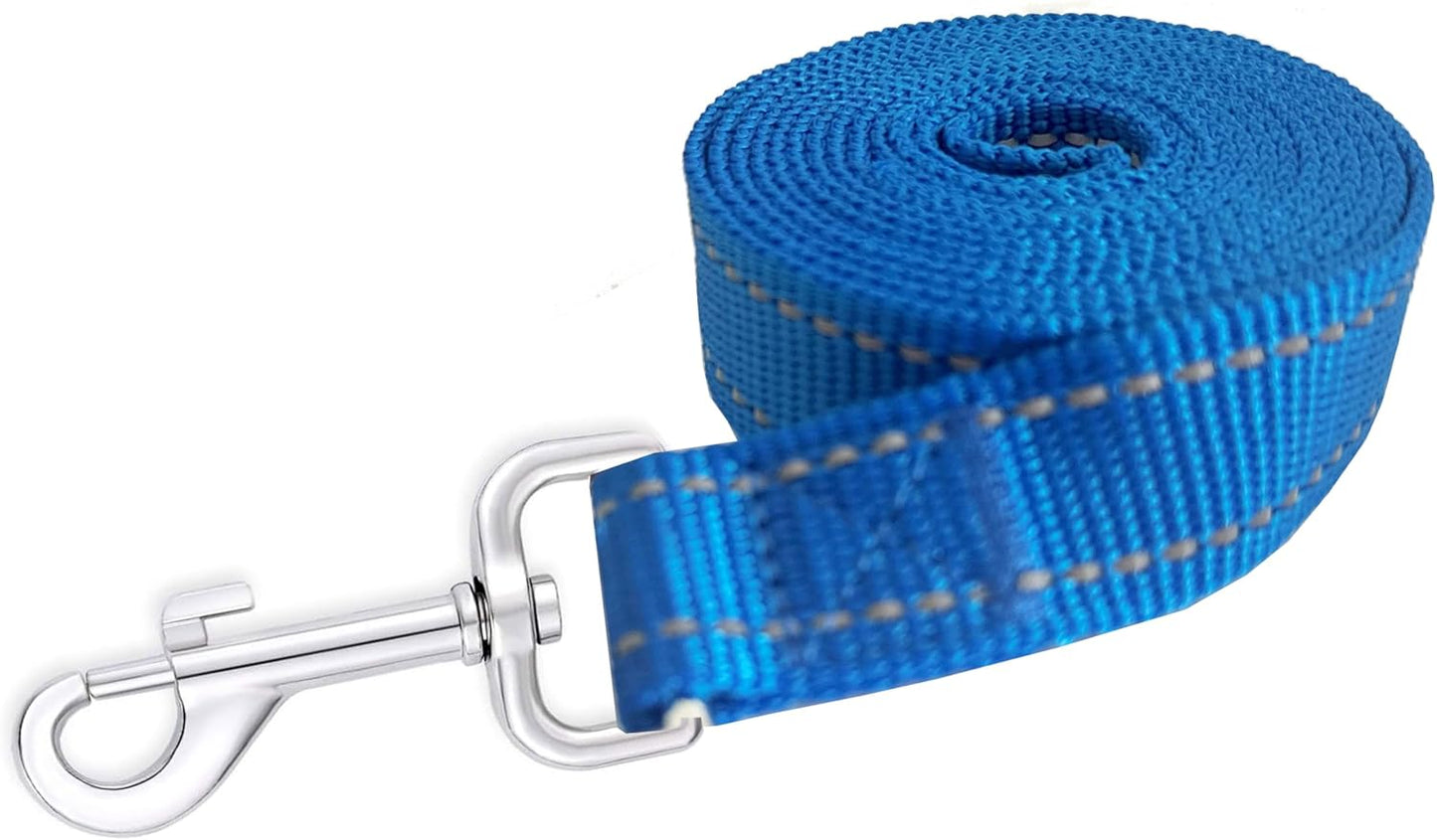 Reflective Dog Leash 4Ft /6 Feet Long, 3/4 Inch Wide, for Small and Medium Dogs