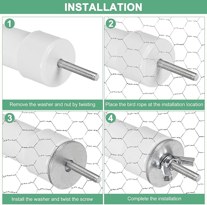 1-Pack Rope Perches for Bird Cages, 31.5 in Length Comfort Grip Flexible Rope Perch Beak & Paw Grinding for Parrots/Cockatiels/Parakeets, Bird Platform Sand [Pink]