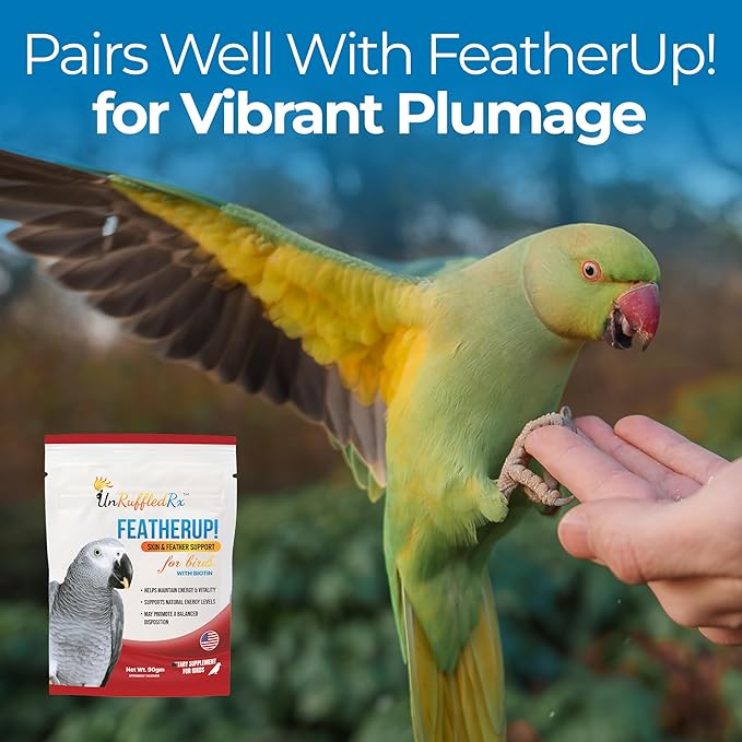 Aloe Vera Bird Spray for All Birds – Soothes Itchy Skin & Feather Plucking – 8oz Odor-Free Mist, Safe if Ingested, Daily Use Bird Mist, Softens Feathers, Natural Formula – Made in USA by UnRuffledRx™