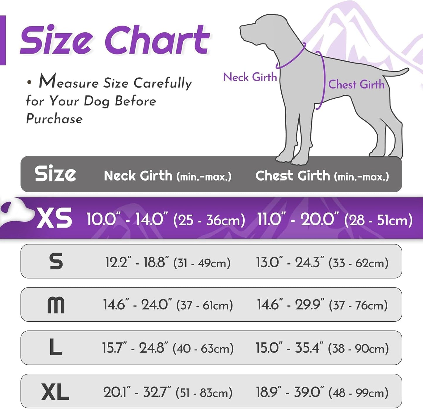 Eagloo Small Dog Harness No Pull, Service Vest with Reflective Strips and Control Handle, Adjustable and Comfortable for Walking, No Choke Pet Harness with 2 Metal Rings, Purple, XS