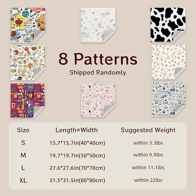 MANON ROSA Cat Grooming Wrap – Self-Adherent Anti-Scratch Swaddle Restraint Bag for Nail Cutting, Medication, Multifunctional Care - Calm Cozy Burrito Papoose Pet Magic Blanket (M (Within 9.9lbs))