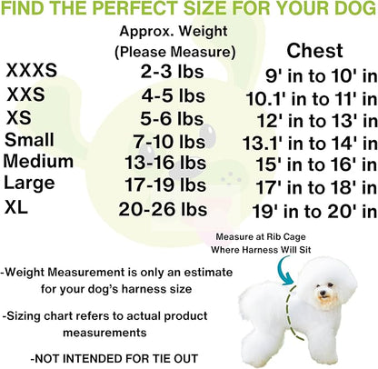 EcoBark Baby Pink Step in Dog Harness - Step in Mesh Dog Harnesses - Safe & Secure Wrap Around Body Halter Vest