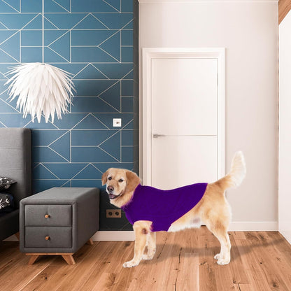 BINGPET Thermal Knitted Dog Sweater for Small Medium Large Dogs,Winter Puppy Cat Coat Warm Sweartershirts Outfits,Classic Cable Knit Turtleneck Pullover Dog Jumper Coat Warm Sweartershirts