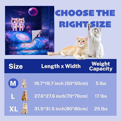 19.7" Cat Wrap for Grooming Cat Pets Rabbit Cats Wrap for Cutting Nails Cat Restraint for Nail Clipping Self Adhesive Blanket Restraint Clothes for Cats