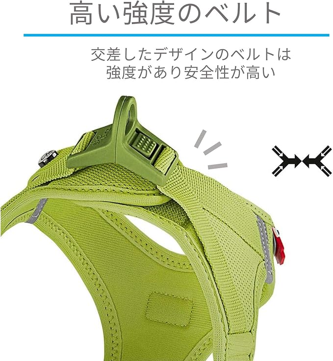 curli Vest Harness Clasp Air-Mesh Dog Harness (safe dog accessories, no pressure points, improved fit, harness with curli clasp buckle)