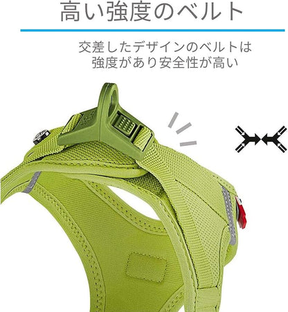 curli Vest Harness Clasp Air-Mesh Dog Harness (safe dog accessories, no pressure points, improved fit, harness with curli clasp buckle)