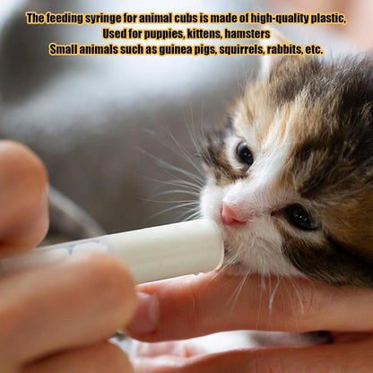 Baby Bird Feeding Syringe Set, Pet Parrot Milk Feeding Syringe with Tubes, Parrot Feeding Tubes Measuring Tools for Feeding Pets Scientific Industrial Labs… (10ml+20ml+60ml +2 spoons)