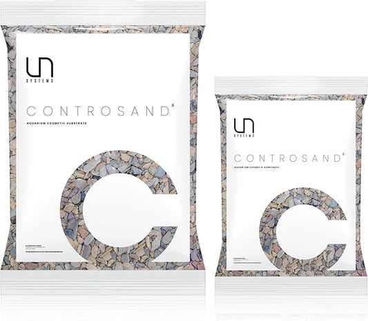 UNS Controsand - Sequoia, 8L - Natural Freshwater 6-15 mm Earthy Pebble - Decorative Small Rocks for Aquascaping Planted Tank - Aquarium Terrarium Substrate for Betta, Shrimp, Fish, Reptile Decor