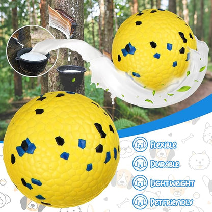 BABORUI E-TPU Dog Balls for Aggressive Chewers, Durable Dog Toy Floating Balls, Indestructible Fetch Ball for Large Medium Small Dogs, Interactive Bouncy Tennis Ball for Water Play & Teeth Cleaning