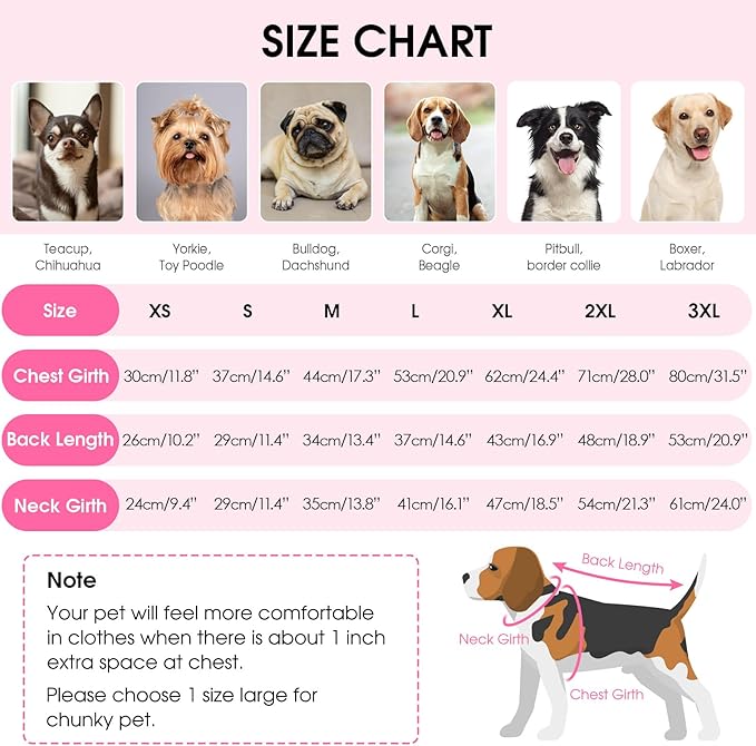 Queenmore Dog Sweaters for Large Dogs, Long Sleeve Warm Dog Sweaters, Turtleneck Knitted Pullover Pet Clothes, XL Dog KintSweater, Cat Knitwear, Pink XL