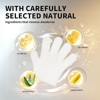 Pet Glove Wipes for Dogs and Cats, Cleaning & Deodorizing Grooming Gloves for Daily Care and Traveling, Dog Wipes Washing Gloves Rinse Free, 18 PCS