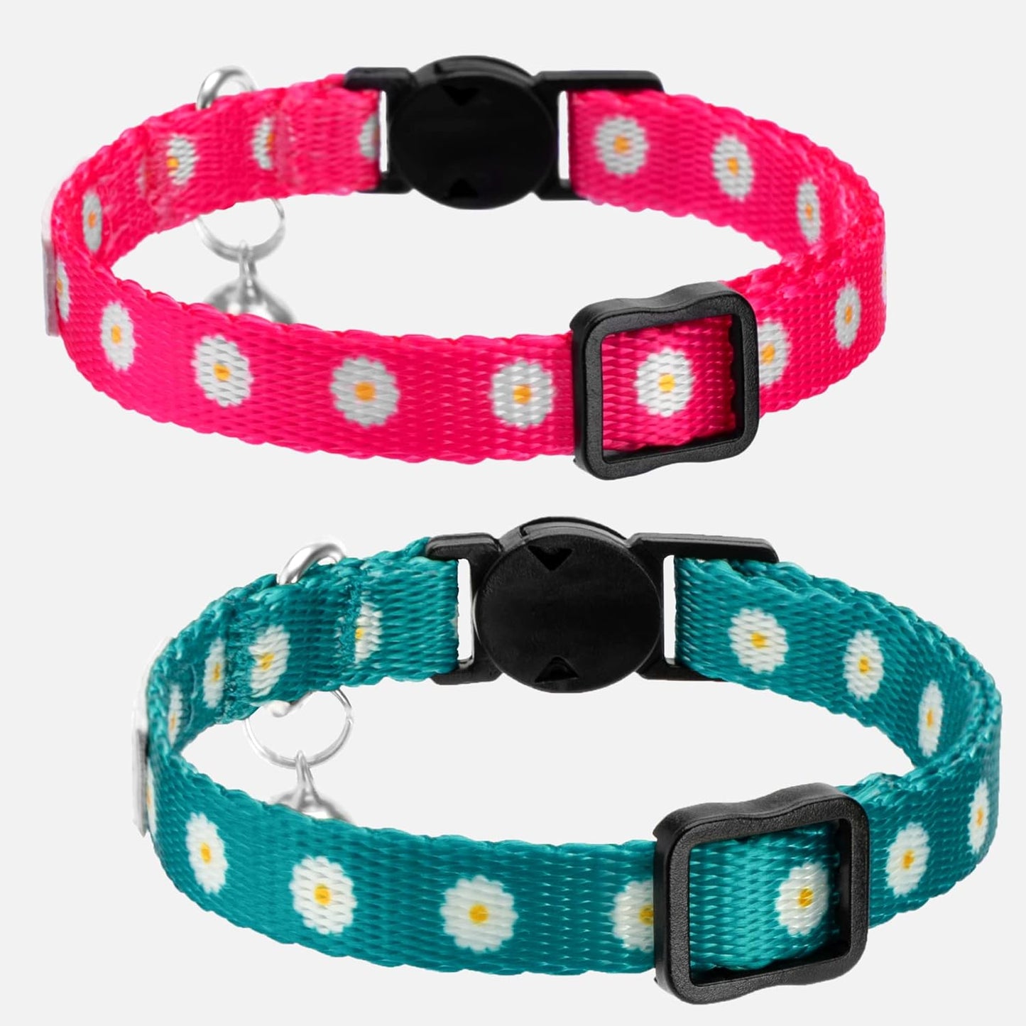 CollarDirect Cat Collar Breakaway with Removable Bell Set of 2 PCS