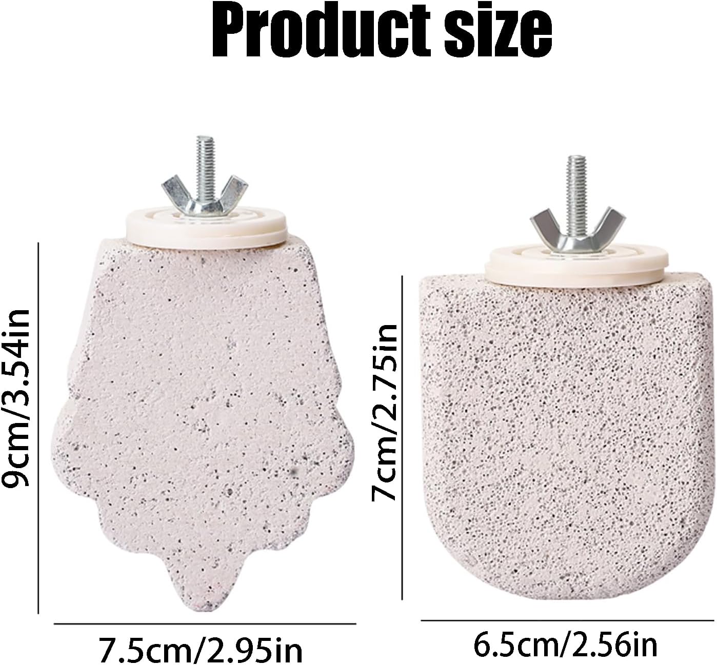 4Pcs Bird Beak Grinding Stone, Bird Perches Calcium Parrot Perch Stand Parrot Teeth Mouth Molar Cage Accessories Platform Paw Grinding Sticks Jumping Stand for Budgie Cockatiel Conure Finch