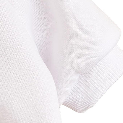 Jecikelon Winter Dog Hoodie Sweatshirts with Pockets Warm Dog Clothes for Small Dogs Chihuahua Coat Clothing Puppy Cat Custume (White, Large)