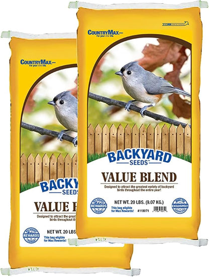 Backyard Seeds Value Blend Economy Mix Wild Bird Seed (40 Pounds)