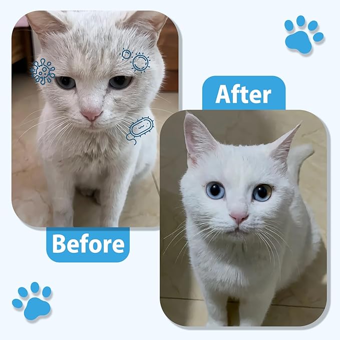 30Pcs Hypoallergenic Pet Grooming Wipes for Dogs & Cats - Coconut Oil Cleaning & Deodorizing Bathing Wipes with Hydrating Formula for All Body Parts,Dog Cleaning Wipes Remove Odor (5 Pack)