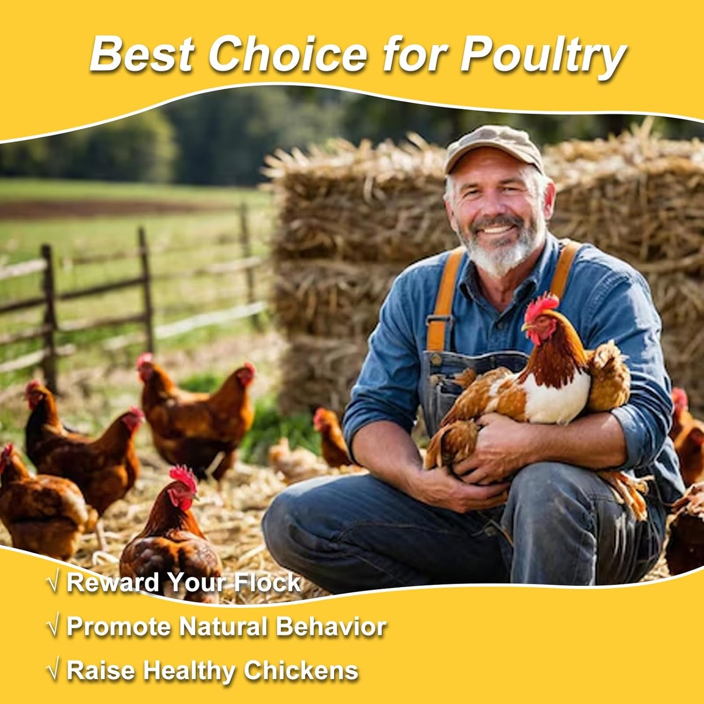 RANZ 5LBS Non-GMO Dried Mealworms for Chickens, High Protein Meal Worms, Premium Chicken Feed, Perfect Bird Food and Chicken Treats, Whole Large Mealworms for Wild Birds, Ducks, Fish