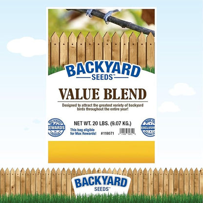 Backyard Seeds Value Blend Economy Mix Wild Bird Seed (40 Pounds)