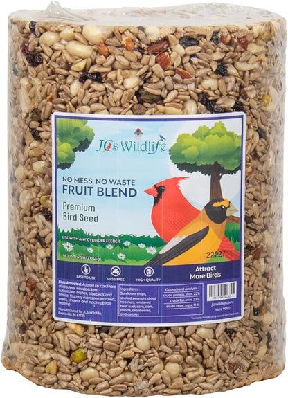 JCs Wildlife 5 Pack Premium Bird Seed Blend Large Cylinder Variety Pack