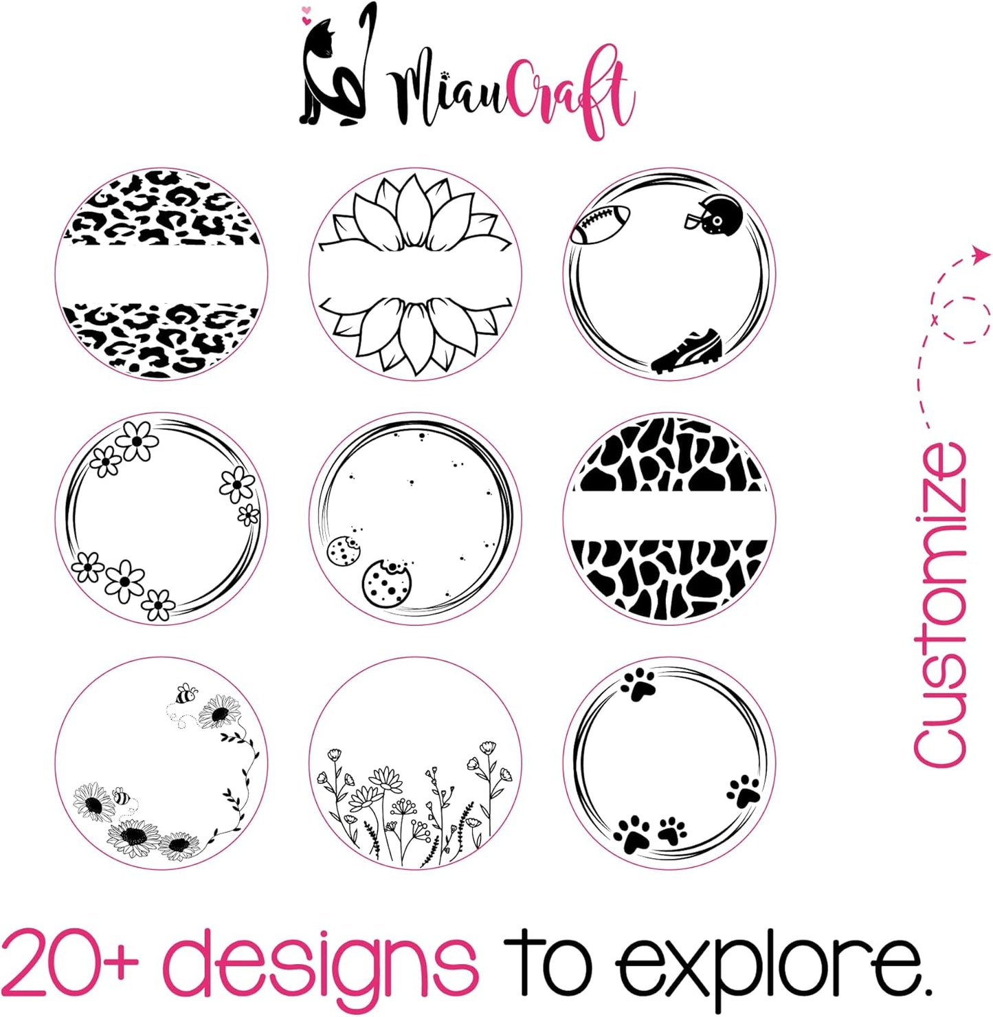 Super Customizable Pet Tags ID for Cats & Dogs | Cat tag: Durable Stainless Steel. Custom Engraved Dog Tags for Collars, Harnesses & Leashes | Many Fonts & Design (Champagne, Round)