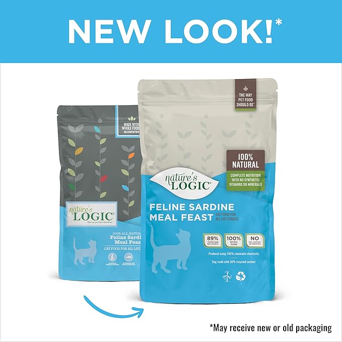 Nature's Logic Sardine Dry Cat Food (1 Pack), 7.7 lb