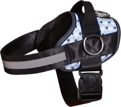 Joyride Basic Essential Dog Harness 1.0 - Small, Medium, Large Dogs, No-Pull Pet Vest with 3 Side Rings for Leash Placement, Adjustable for Training (Winter Snowman, M)
