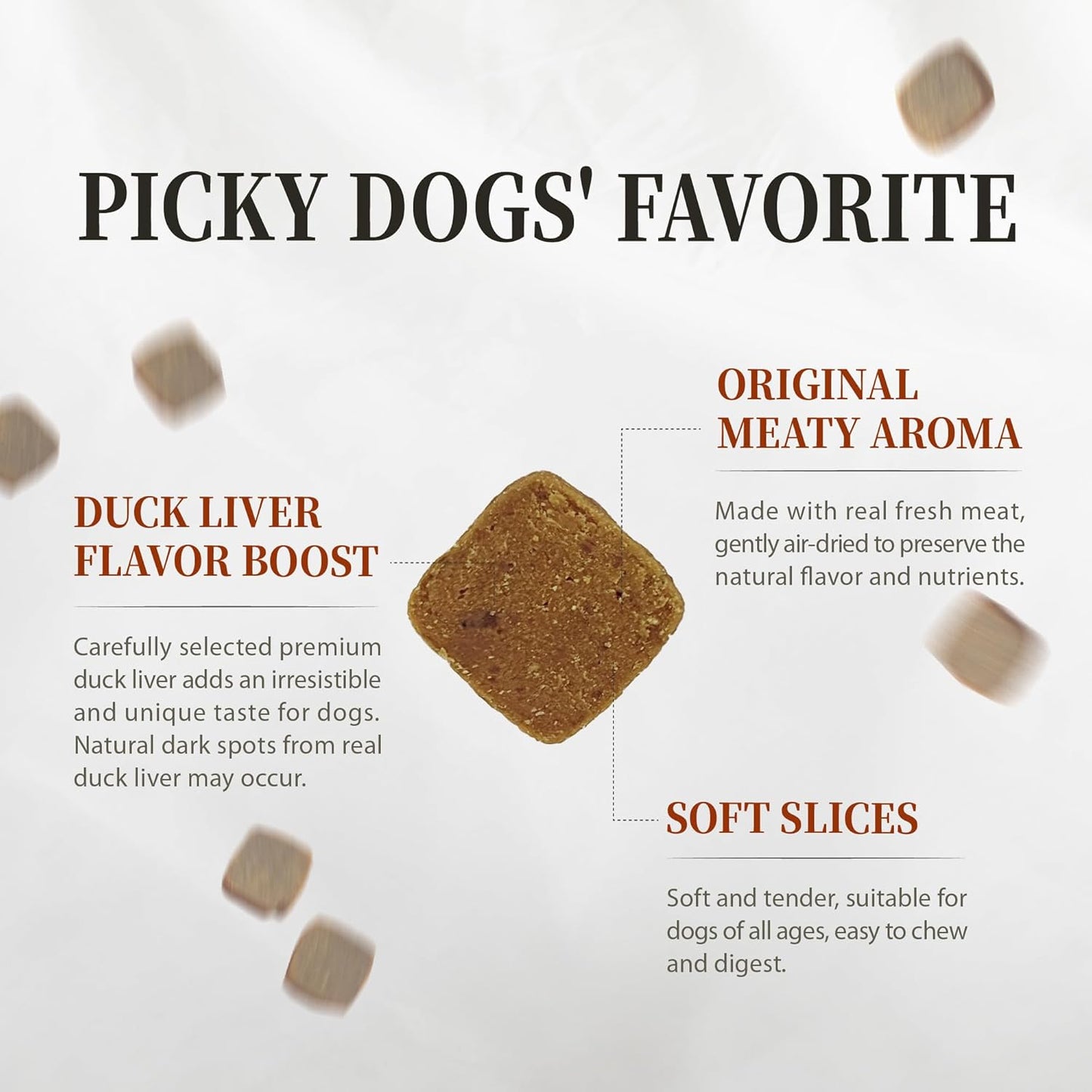 Herz Air-Dried Dog Food Lamb & Duck Liver Recipe 2.2 lb, All-Natural, High-Protein, Grain-Free, Limited Ingredients, Complete & Balanced, Premium Canine Cuisine