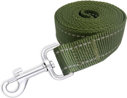 Reflective Dog Leash 4Ft /6 Feet Long, 3/4 Inch Wide, for Small and Medium Dogs