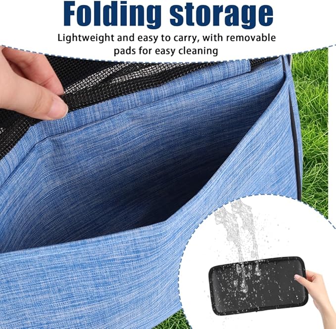 DONGKER Guinea Pig Travel Carrier Bag,Foldable Hamster Outgoing Shoulder Bag with Detachable Adjustable Shoulder Strap for Hamster Ferret Squirrel Chinchilla Rabbit