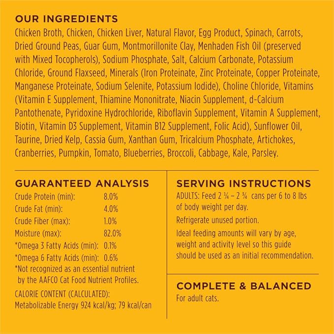 Instinct Flaked Entrée Wet Canned Cat Food - Chicken, 3 oz. Cans (Pack of 24)