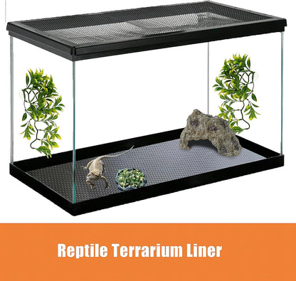 Bearded Dragon Tank Accessories, Reptile Terrarium Liner, Bearded Dragon Substrate Bedding for 40 Gallon 50 Gallon 75 Gallon Reptile Tank