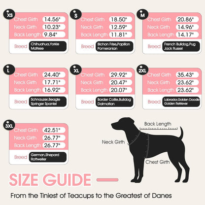 Dog Coat with Harness Built in -Pink,Medium- Fleece Lined Dog Snow Jacket Snowsuit，Adjustable Reflective Winter Warm Cold Weather Coat