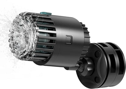 AQQA Magnetic Wave Maker for Aquarium 75-150 Gallon 2110 GPH Water Circulatio Pump Powerhead Fish Tank Wavemaker 360°Rotatable Quiet Operation for Freshwater(12W)