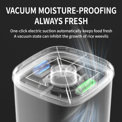 Vacuum Sealed Pet Food Storage Container - 6L/12L Airtight Bucket for Cat & Dog Food, Also for Rice & Grains, Pest-Proof (6L)