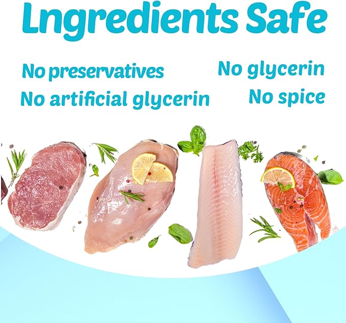 Turtle Food - 4 in 1 Natural Freeze-Dried Chicken, Duck, Salmon, Cod – Real Meat Snacks for Aquatic & Box Types, Cats & Dogs – Human-Grade Quality