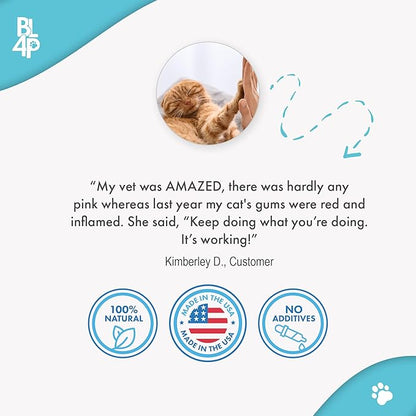 Cat Bad Breath & Oral Health Remedy, Natural Dental Care Cats Teeth, Mouth and Gums, Easy to Use Daily Supplement for Stomatitis, Gingivitis, Plaque & Tartar Control for Cats, 800 Small Pills