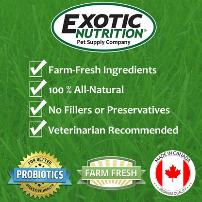 Timothy Hay Cubes 1 lb - 100% All Natural, High Fiber, Sun Cured Timothy Grass Food & Treat - Rabbits, Guinea Pigs, Chinchillas, Degus, Prairie Dogs, Tortoises, Hamsters, Gerbils, Rats & Small Pets