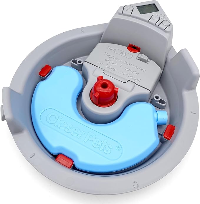 Cat Mate C300 Automatic 3 Meal Pet Feeder with Digital Timer (366) - for Cats or Small Dogs, for Wet and Dry Pet Food, Meals up to 0.73 lb Each, White