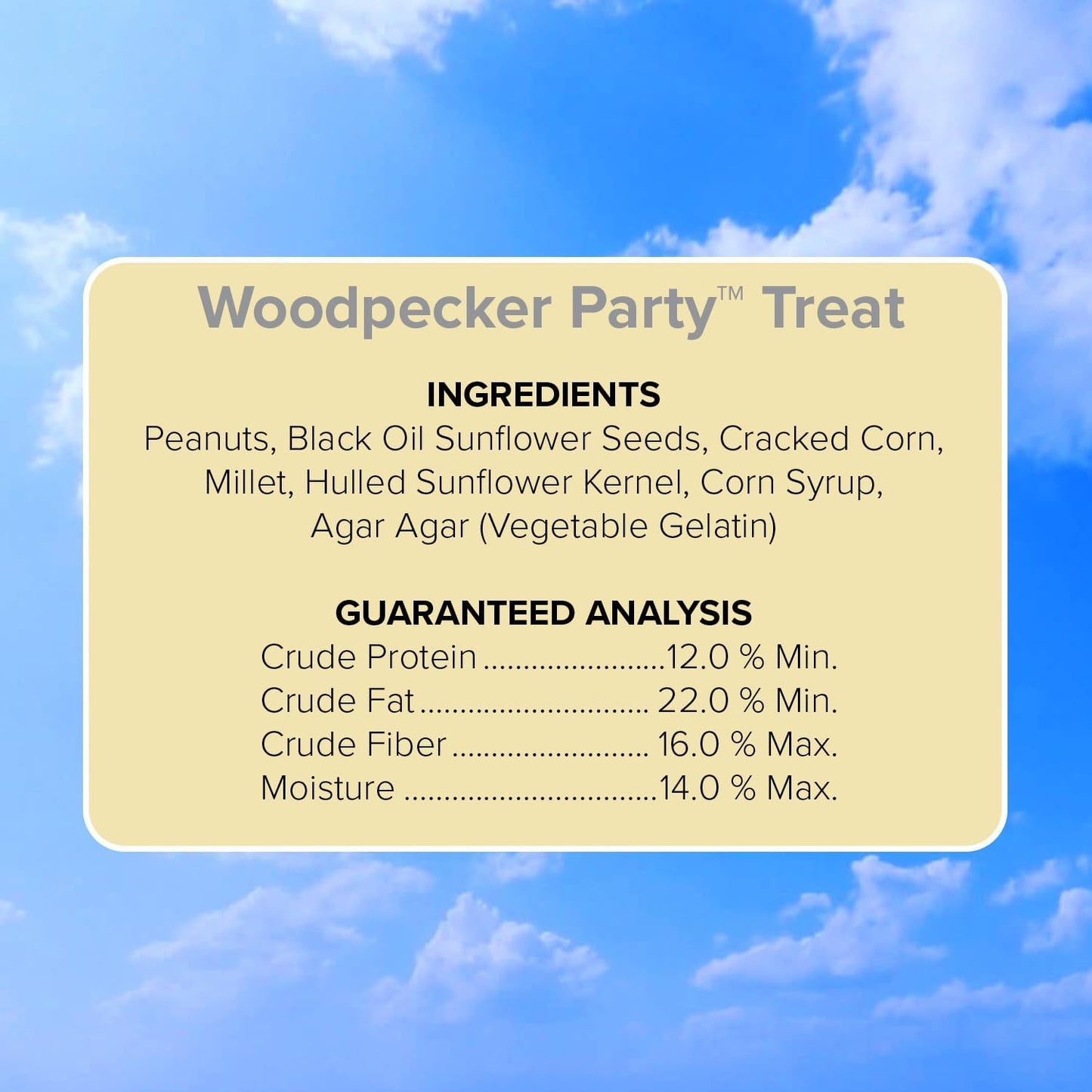 Blue Seal Woodpecker Suet Treat Bars for Wild Birds - No Mess Suet Feed, Food for Woodpeckers, Cardinals, Sparrows & More - 8 oz Bird Seed Cakes (Pack of 12)