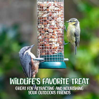 Premium Quality Raw Peanuts in Shell - 5 Pounds – All-Natural Food for Squirrels, Deer, Birds, and Other Wildlife Animals – Grown in The USA for Healthy Nutrition