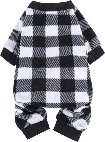 SCENEREAL Dog Pajamas for Small Medium Large Dogs Soft Pet Sweater Clothes Warm Puppy Onesie Outfits for Doggie Winter Christmas - Dog Jammies Pjs