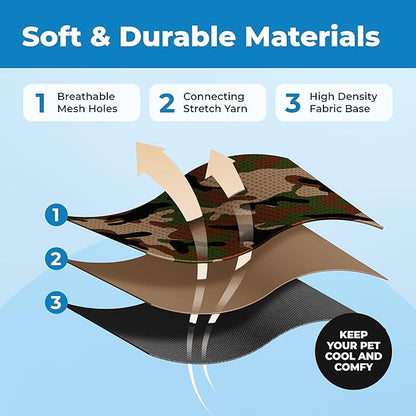 Voyager Escape Proof Cat Harness and Leash Set with Reflective Stitching, Neoprene Handle 5ft - Supports Small, Medium and Large Cats, Kittens for Walking by Best Pet Supplies - Army, XS