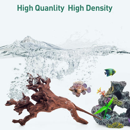 WDEFUN Natural Driftwood Aquarium Decor, 7-11 Inch Large Pieces for Fish Tank, Reptile Accessories, 3-Pack