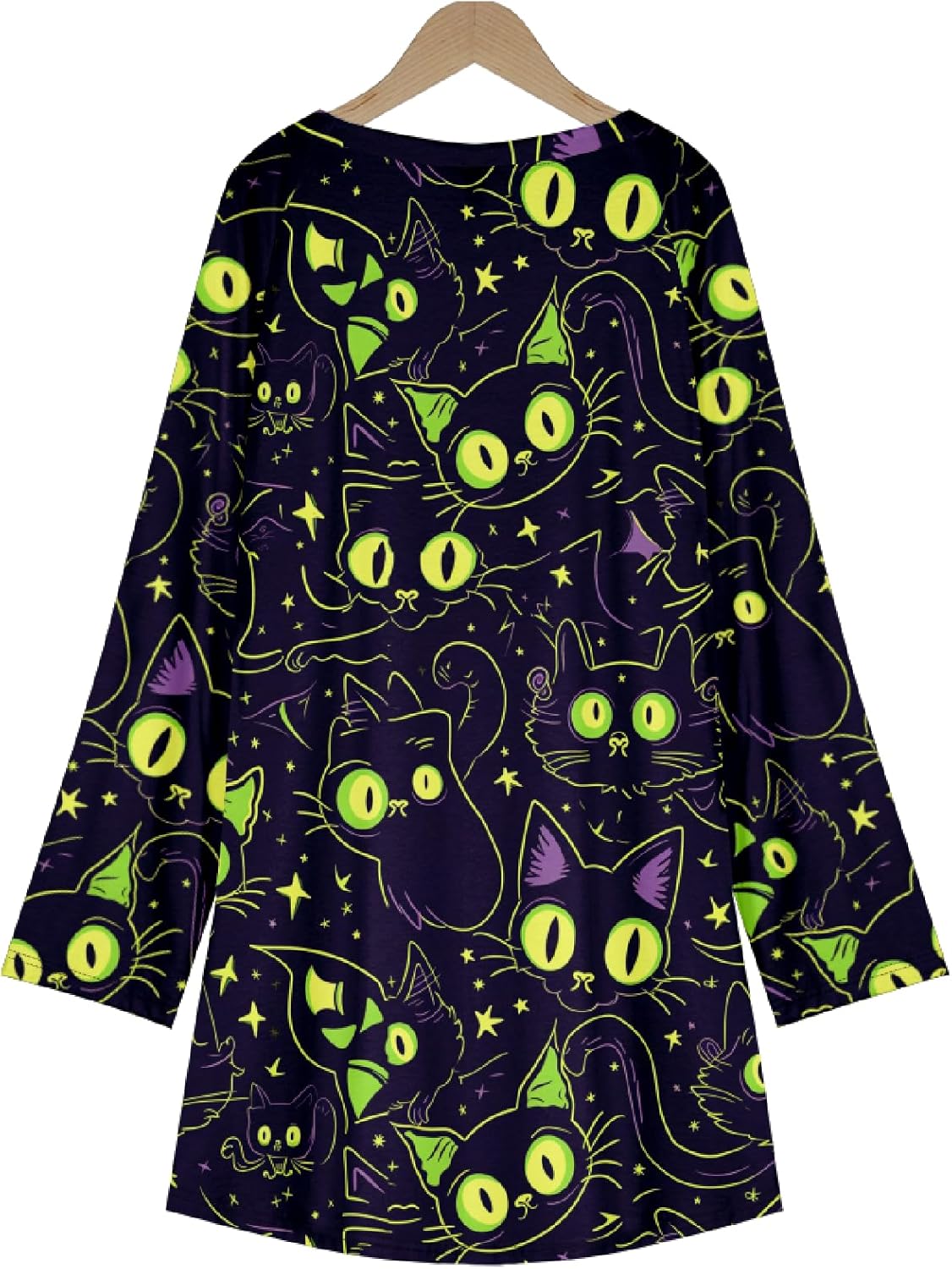 MARSVOVO Women Novelty Graphic Plus Size Sweater Crewneck Long Sleeve Cute Printed Loose Fit Casual Fall Sweaters Top