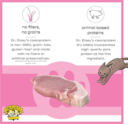 Dr. Elsey's cleanprotein Original Pork Recipe Wet Cat Food, 2.75 oz Can (Pack of 24)